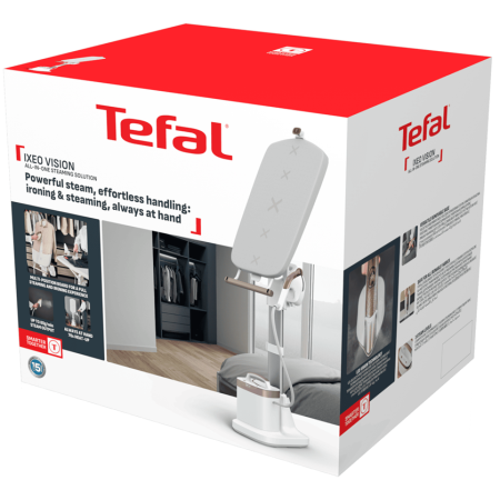 Napařovač oděvů se stojanem Tefal IXEO Vision QT1811E0 Bílá