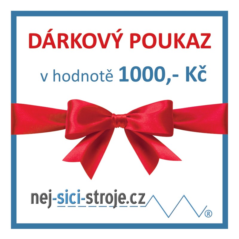 Darčekový poukaz na 1000 Kč