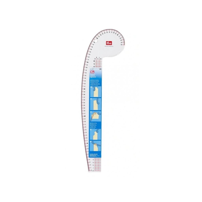 Pravítko zakřivené krejčovské Prym - 52 cm