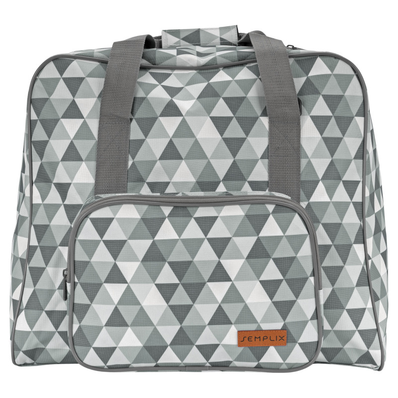 Taška na overlock Diamond Design šedá