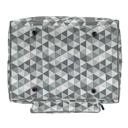 Taška na overlock Diamond Design šedá