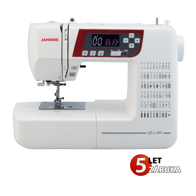 Šicí stroj Janome 605 QXL + stolek
