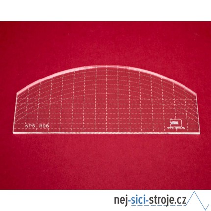 Quiltovací pravítko oblouk NP5-R06 (5 mm)